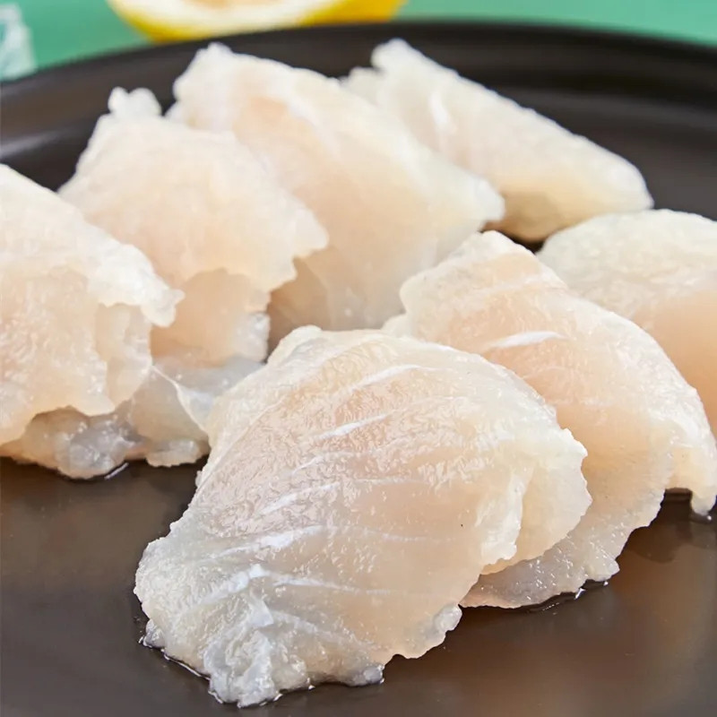 免漿去皮巴沙魚(yú)片冷凍龍利魚(yú)片水煮魚(yú)火鍋酸菜魚(yú)餐飲商用10kg一箱